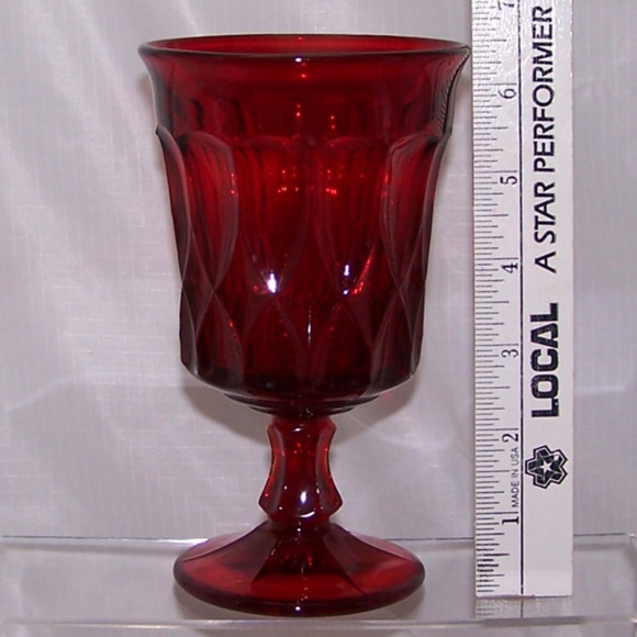 VTG Noritake Perspective Ruby Red Wine Glass - Picture 5 of 7